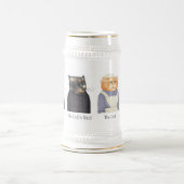 LADY CATStein + Text Bierglas (Mittel)
