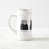 LADY CATStein + Text Bierglas (Links)