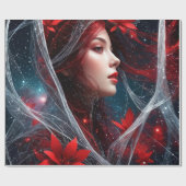 Lady Christmas Geschenkpapier (Flach)