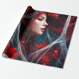 Lady Christmas Geschenkpapier