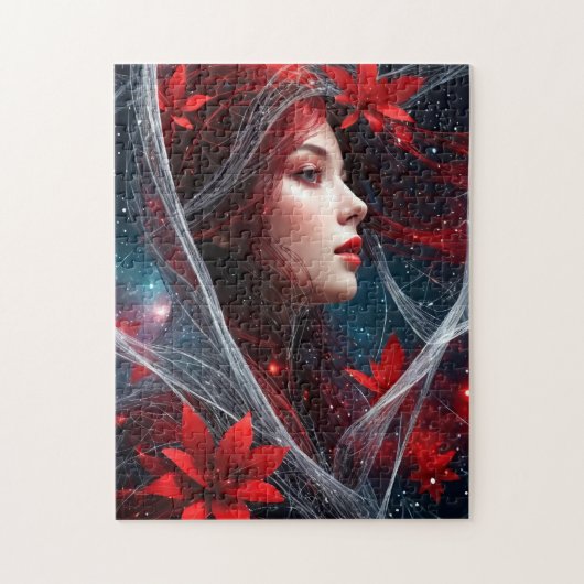 Lady Christmas Puzzle (Vertikal)