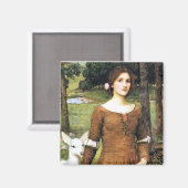 Lady Clare mit Fawn Magnet (Vorderseite/Rückseite)
