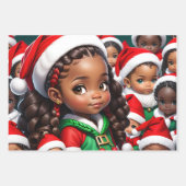 Lady Claus Geschenkpapier Set (Vorderseite 3)