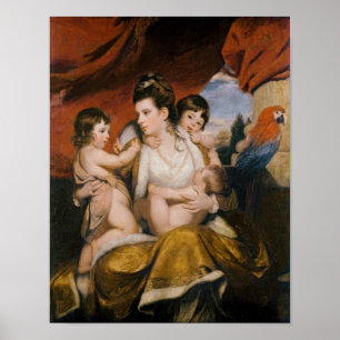 Lady Cockburn und ihre Drei Ältesten Söhne, 1773 Poster