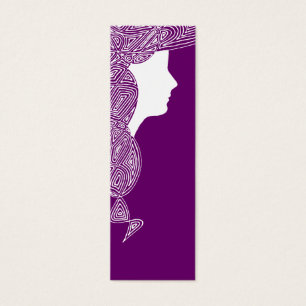 Lady - Custom Color Mini Bookmarks