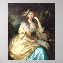 Lady de Dunstanville Thomas Gainsborough Fine Art  Poster