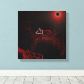 Lady Death in Red Leinwanddruck (Insitu (Holzboden))
