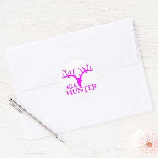 LADY DEER HUNTER RUNDER AUFKLEBER (Umschlag)