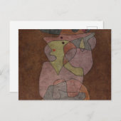 Lady Demon von Paul Klee Postkarte (Vorne/Hinten)
