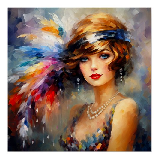 Lady der 20er Jahre Poster (Vorderseite)