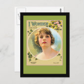 Lady der 20er Jahre Postkarte (Vorne/Hinten)