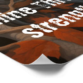 Lady der Blätter Poster (Ecke)