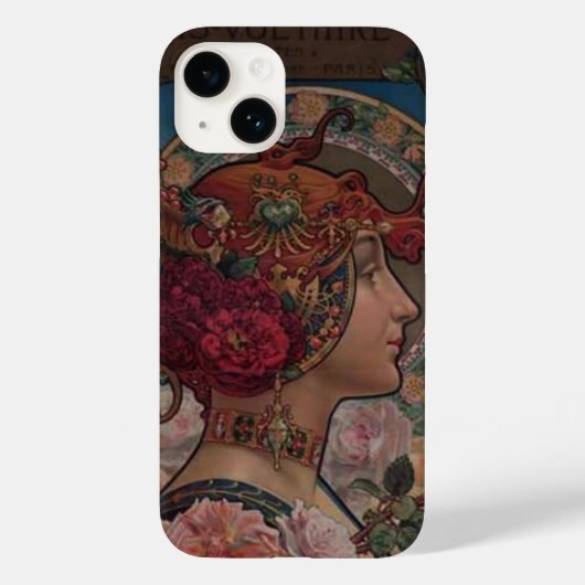 Lady der Rose Case-Mate iPhone Hülle (Rückseite)