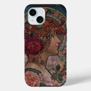 Lady der Rose iPhone 15 Hülle