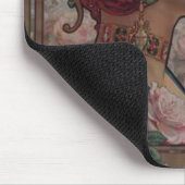 Lady der Rose Mousepad (Ecke)