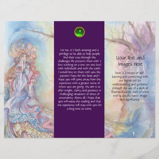 LADY DES SEES MONOGRAM 3-fach Broschüre (Rückseite)