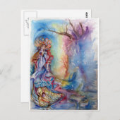 LADY DES SEES POSTKARTE (Vorne/Hinten)