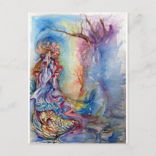 LADY DES SEES POSTKARTE (Vorderseite)