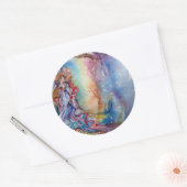 LADY DES SEES RUNDER AUFKLEBER (Umschlag)