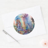 LADY DES SEES RUNDER AUFKLEBER (Umschlag)