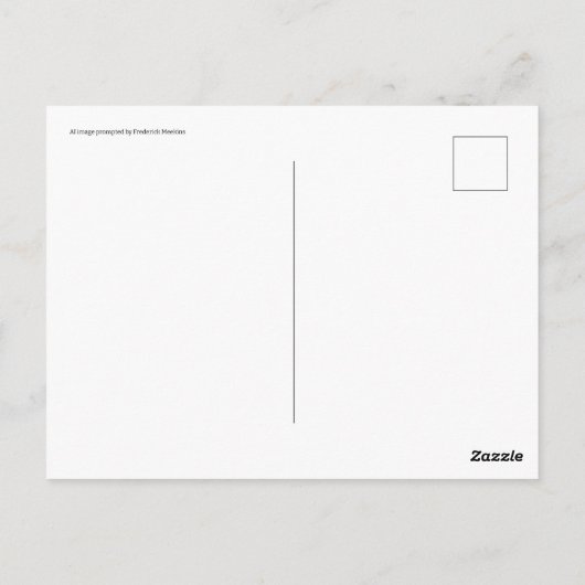 Lady Detective Postkarte (Rückseite)