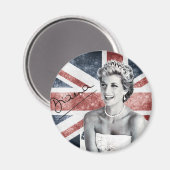 Lady Diana Magnet (Vorderseite/Rückseite)