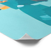 Lady Diana Pop Art Poster (Ecke)