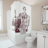 Lady Drink Duschvorhang (Beispiel)