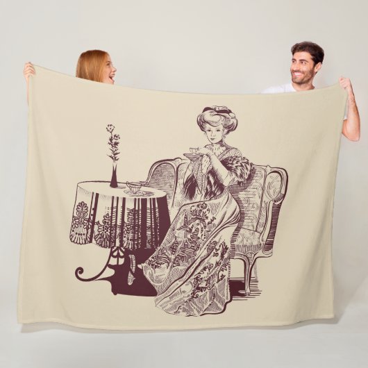 Lady Drink Fleecedecke (Beispiel)