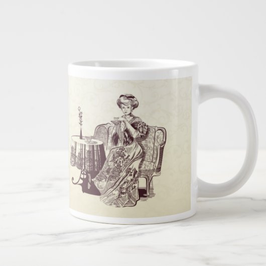 Lady Drink Jumbo-Tasse (Rechts)