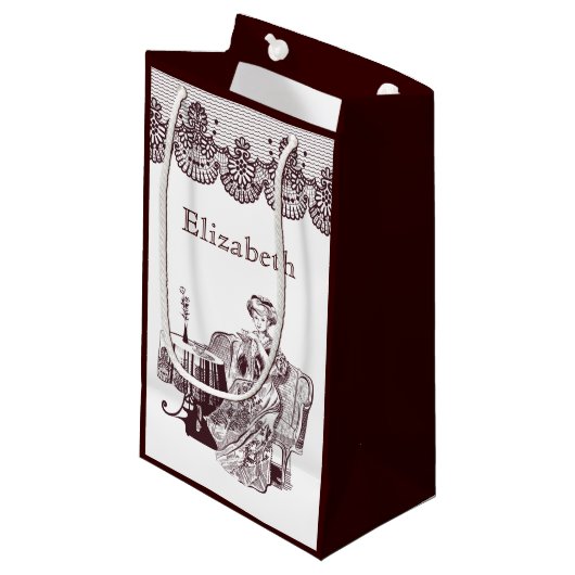 Lady Drink Kleine Geschenktüte (Vorderseite Schrägansicht)