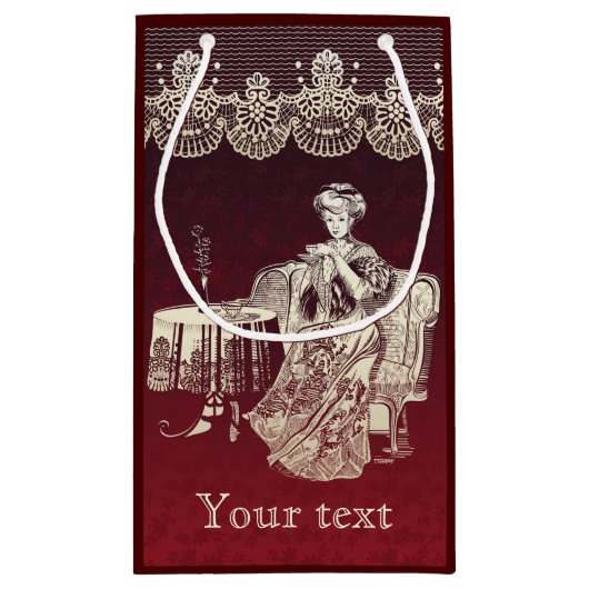 Lady Drink Kleine Geschenktüte (Rückseite)