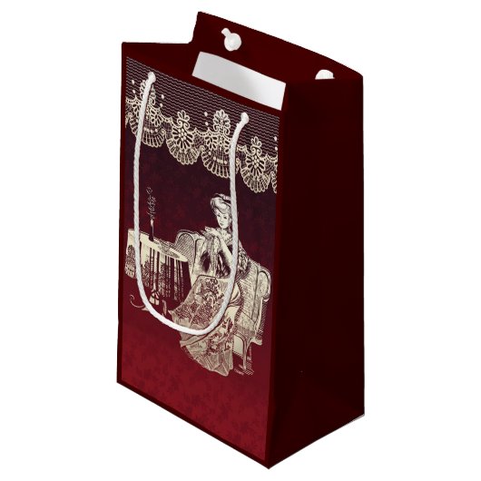 Lady Drink Kleine Geschenktüte (Vorderseite Schrägansicht)