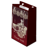 Lady Drink Kleine Geschenktüte (Rückseite Schrägansicht)