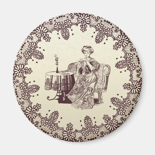 Lady Drink Magnet (Vorne)