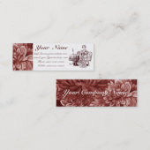 Lady Drink Mini Visitenkarte (Vorne/Hinten)