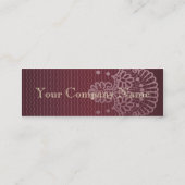 Lady Drink Mini Visitenkarte (Rückseite)