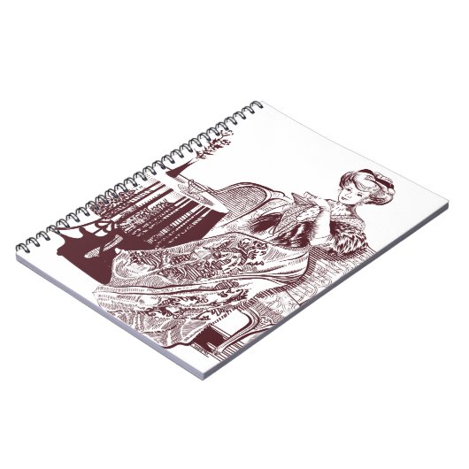 Lady Drink Notizblock (Linke Seite)