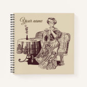 Lady Drink Notizblock (Vorderseite)