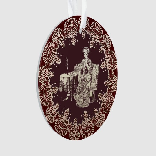 Lady Drink Ornament (Vorderseite)