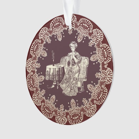 Lady Drink Ornament (Vorderseite)