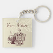 Lady Drink Schlüsselanhänger (Rückseite)