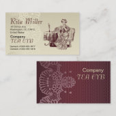 Lady Drink Visitenkarte (Vorne/Hinten)