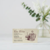 Lady Drink Visitenkarte (Stehend Vorderseite)