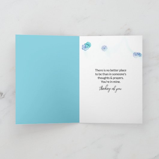 Lady Drinking Coffee Thinking Karte (Innenseite)