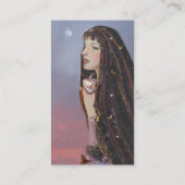 Lady Dusk Business Card Visitenkarte (Rückseite)