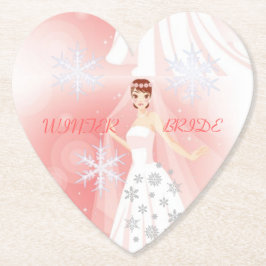 Lady Elegance Collection - Winter Bride Untersetzer
