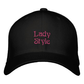 Lady Embroidered Hat Bestickte Baseballkappe