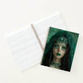 Lady Emerald Spiral Notebook Notizblock (Innenseite)