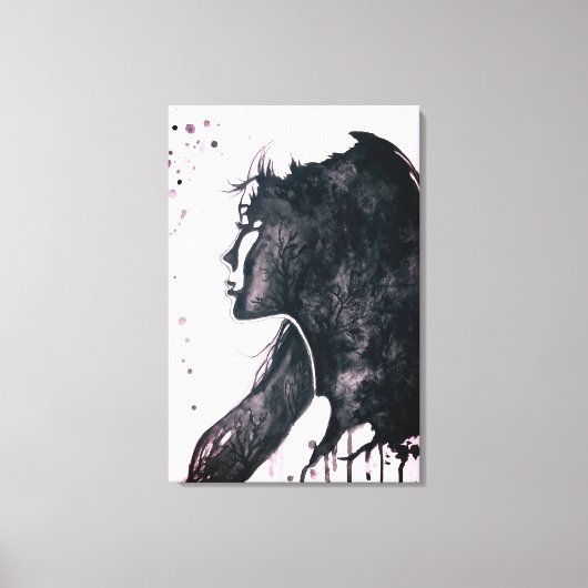 Lady Emotion Canvas Print Leinwanddruck (Vorderseite)